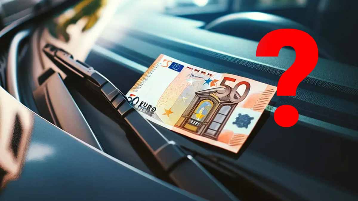 Automobilistes  si vous voyez un billet de 50 € sur votre pare-brise, ne le ramassez pas, voici pourquoi
